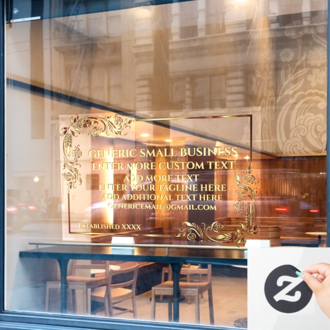 Vinilos Para Cristales Personalizar Médica de notario legal genérico Orna (Ventana de cafetería)