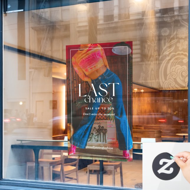 Vinilos Para Cristales Personalizar Minimal Modern 90s Despacho de venta  (Ventana de cafetería)