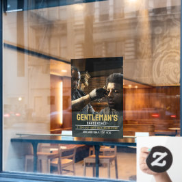 Vinilos Para Cristales Personalizar Negocio de Barbería Afroamericana