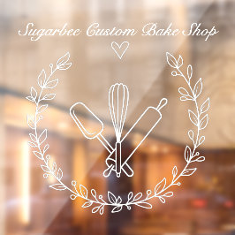 Vinilos Para Cristales Personalizar Negocio de Panadería y Repostería