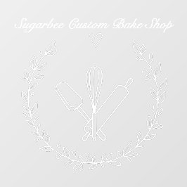 Vinilos Para Cristales Personalizar Negocio de Panadería y Repostería