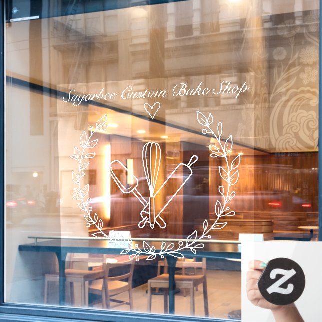 Vinilos Para Cristales Personalizar Negocio de Panadería y Repostería (Ventana de cafetería)