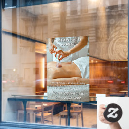 Vinilos Para Cristales Personalizar Negocio de Terapia de Ventosas de Acu