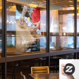 Vinilos Para Cristales Personalizar Negocio de Terapia de Ventosas de Acu