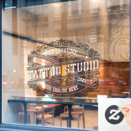 Vinilos Para Cristales Personalizar negocio de tienda de tatuajes de tint