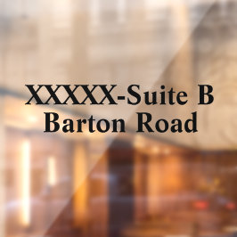 Vinilos Para Cristales Personalizar Número de Dirección de la Calle de la