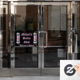 Vinilos Para Cristales Personalizar postes de barbería promocionales