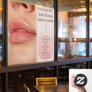 Vinilos Para Cristales Personalizar Relleno de Labios con Botox Cosmética