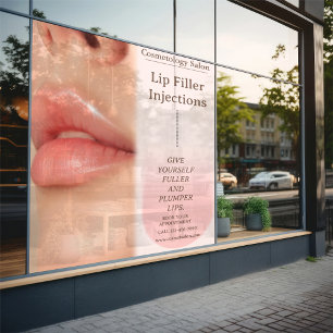 Vinilos Para Cristales Personalizar Relleno de Labios con Botox Cosmética