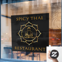 Personalizar restaurante tailandés Buda dorado par
