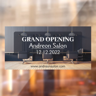 Vinilos Para Cristales Personalizar Salón de Belleza Gran Apertura Genéri