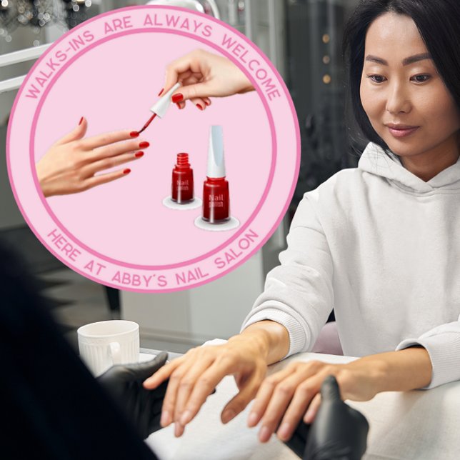 Vinilos Para Cristales Personalizar Salón de Uñas Pedicura Se Aceptan Wal (Subido por el creador)