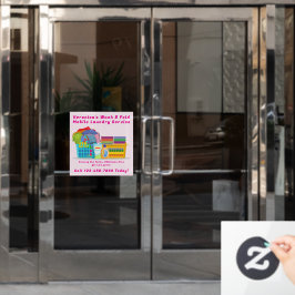Vinilos Para Cristales Personalizar Servicio de Lavandería de Recogida, E
