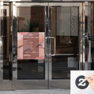 Vinilos Para Cristales Personalizar Servicios de Pestañas de Salón Spa