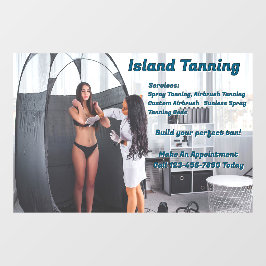 Vinilos Para Cristales Personalizar Spray Tanning Booth Business 2