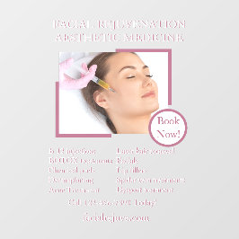 Vinilos Para Cristales Personalizar Tratamiento cutáneo Faciales de Botox