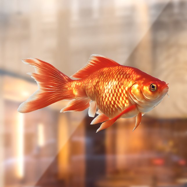 Vinilos Para Cristales Pescado de oro (Hoja 2)