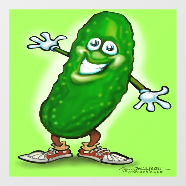 Vinilos Para Cristales Pickle Dude (Hoja)