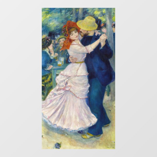 Vinilos Para Cristales Pierre-Auguste Renoir - Baile en Bougival (Hoja)