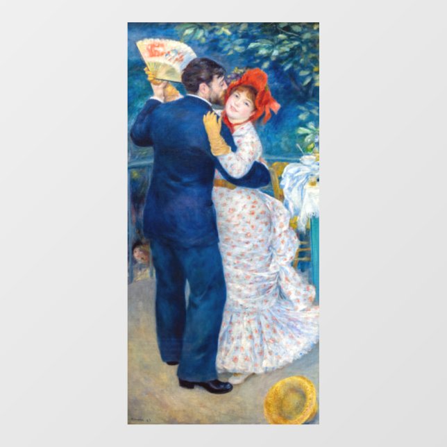 Vinilos Para Cristales Pierre-Auguste Renoir - Baile rural (Hoja)