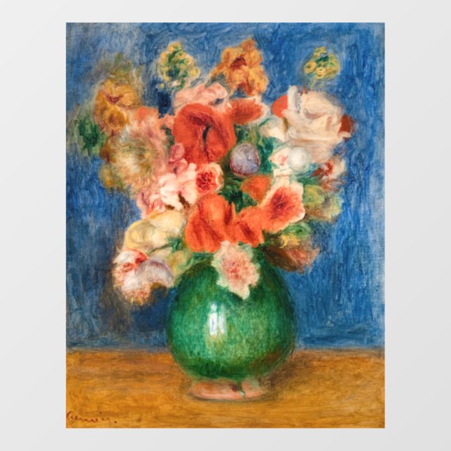 Vinilos Para Cristales Pierre-Auguste Renoir - Bouquet (Hoja)