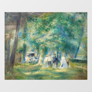 Vinilos Para Cristales Pierre-Auguste Renoir - El Fiesta en Saint-Cloud