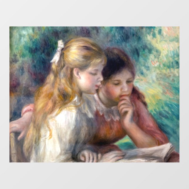 Vinilos Para Cristales Pierre-Auguste Renoir - La lectura (Hoja)