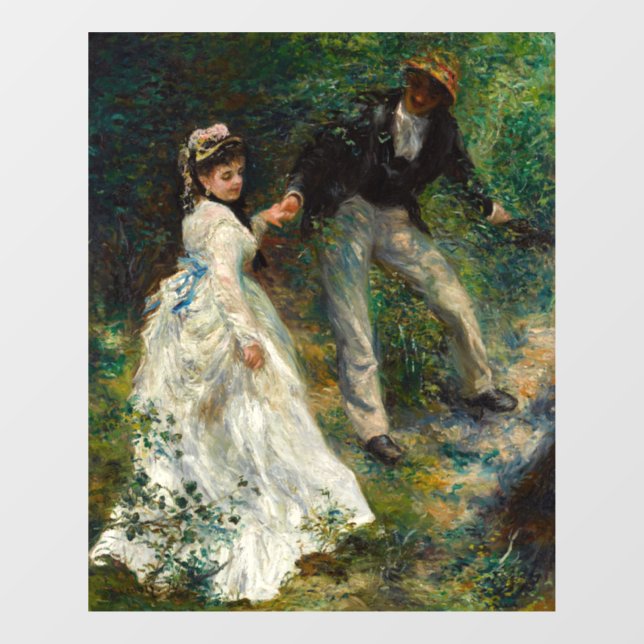 Vinilos Para Cristales Pierre-Auguste Renoir - La Promenade (Hoja)
