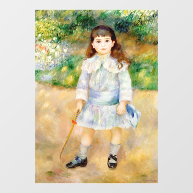 Vinilos Para Cristales Pierre-Auguste Renoir - Niño con un látigo (Hoja)