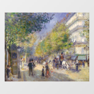 Vinilos Para Cristales Pierre-Auguste Renoir - París, Grands Boulevards