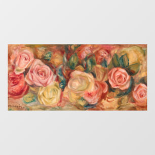 Vinilos Para Cristales Pierre-Auguste Renoir - Rosas