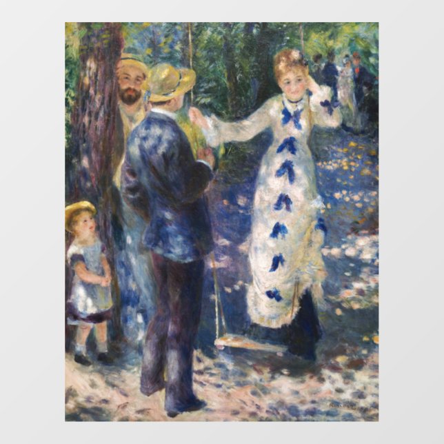 Vinilos Para Cristales Pierre-Auguste Renoir - The Swing (Hoja)