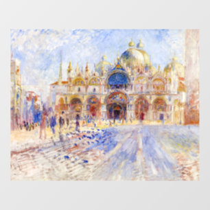 Vinilos Para Cristales Pierre-Auguste Renoir - Venecia, Piazza San Marco