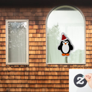 Vinilos Para Cristales Pingüino Navidades Adorables