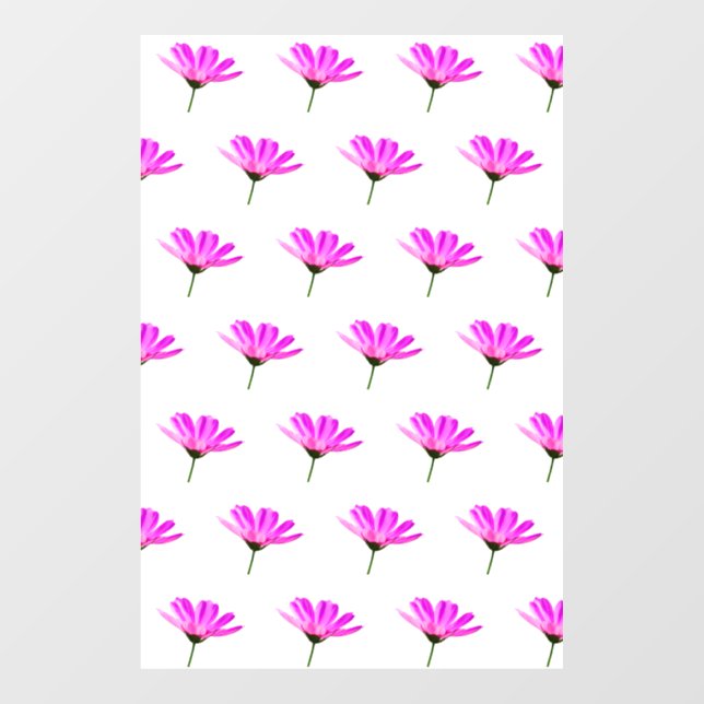 Vinilos Para Cristales Pink Daisy (Hoja)