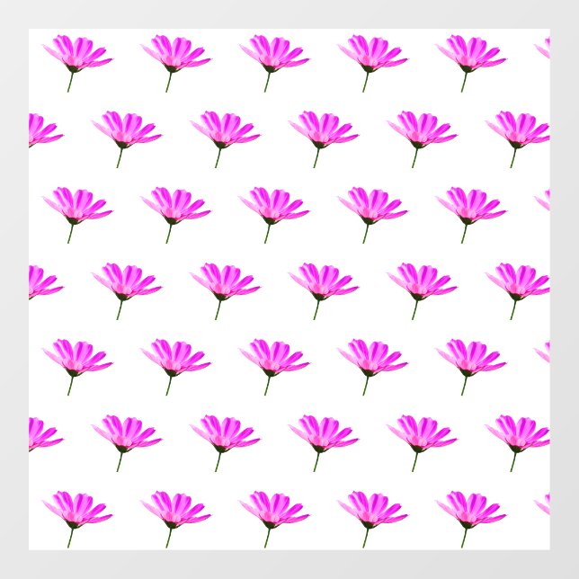 Vinilos Para Cristales Pink Daisy (Hoja)