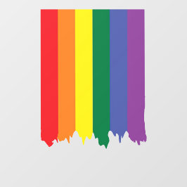 Vinilos Para Cristales Pintura del orgullo gay LGBT