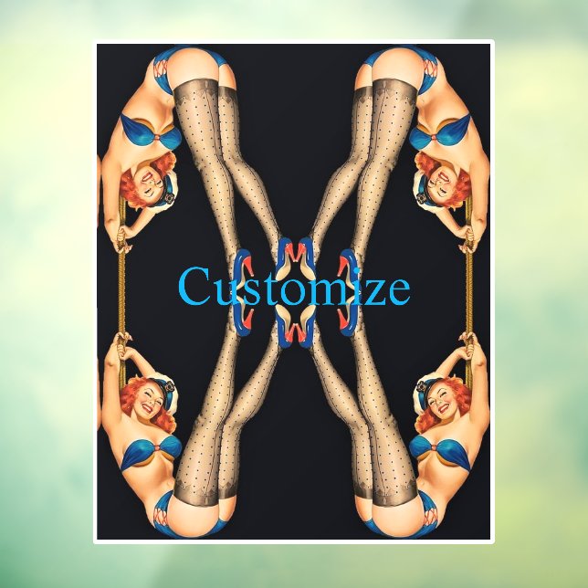 Vinilos Para Cristales Pinups de cosecha acrobática Thunder_Cove (Hoja 3)