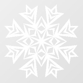 Vinilos Para Cristales pinza de ventana de copo de nieve de invierno