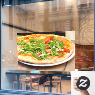 Vinilos Para Cristales Pizza Italia Cena Tomates Cherry Pizzería Tienda