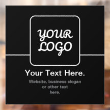 Plantilla moderna para tu logotipo | Blanco y negr