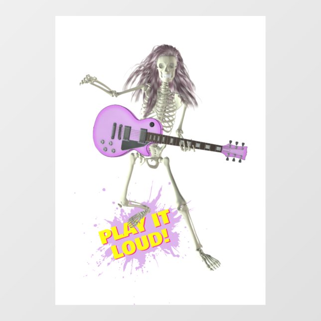 Vinilos Para Cristales Play It Loud!  (Hoja)