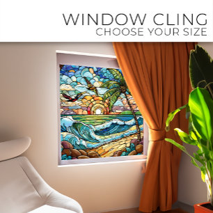 Vinilos Para Cristales Playa Tropical Cristal