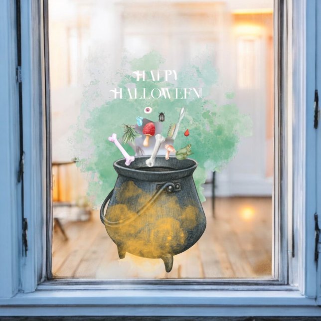 Vinilos Para Cristales Pociones, ortografías y brujas mágicas Halloween e (Subido por el creador)