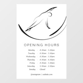 Vinilos Para Cristales Pose Pose Side Bend