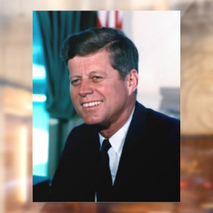 Vinilos Para Cristales Presidente estadounidense John F. Kennedy en la Of