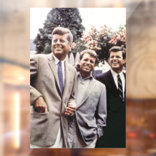 Vinilos Para Cristales Presidente estadounidense John Kennedy & Robert &