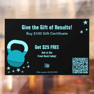 Vinilos Para Cristales Promoción de Certificado de Regalo de Navidad en e