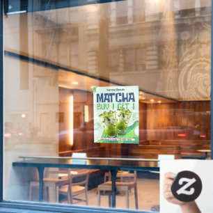 Vinilos Para Cristales Promoción de personalización de Matcha Verde Blanc