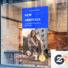 Vinilos Para Cristales Promoción moderna foto publicidad azul comercial